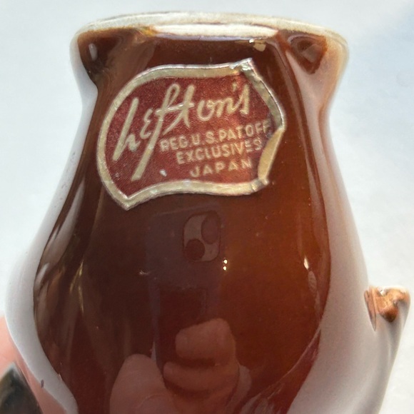 Vintage Lefton salt and pepper shakers MCM 1950’s Wise Owl anthropomorphic two - Picture 7 of 8